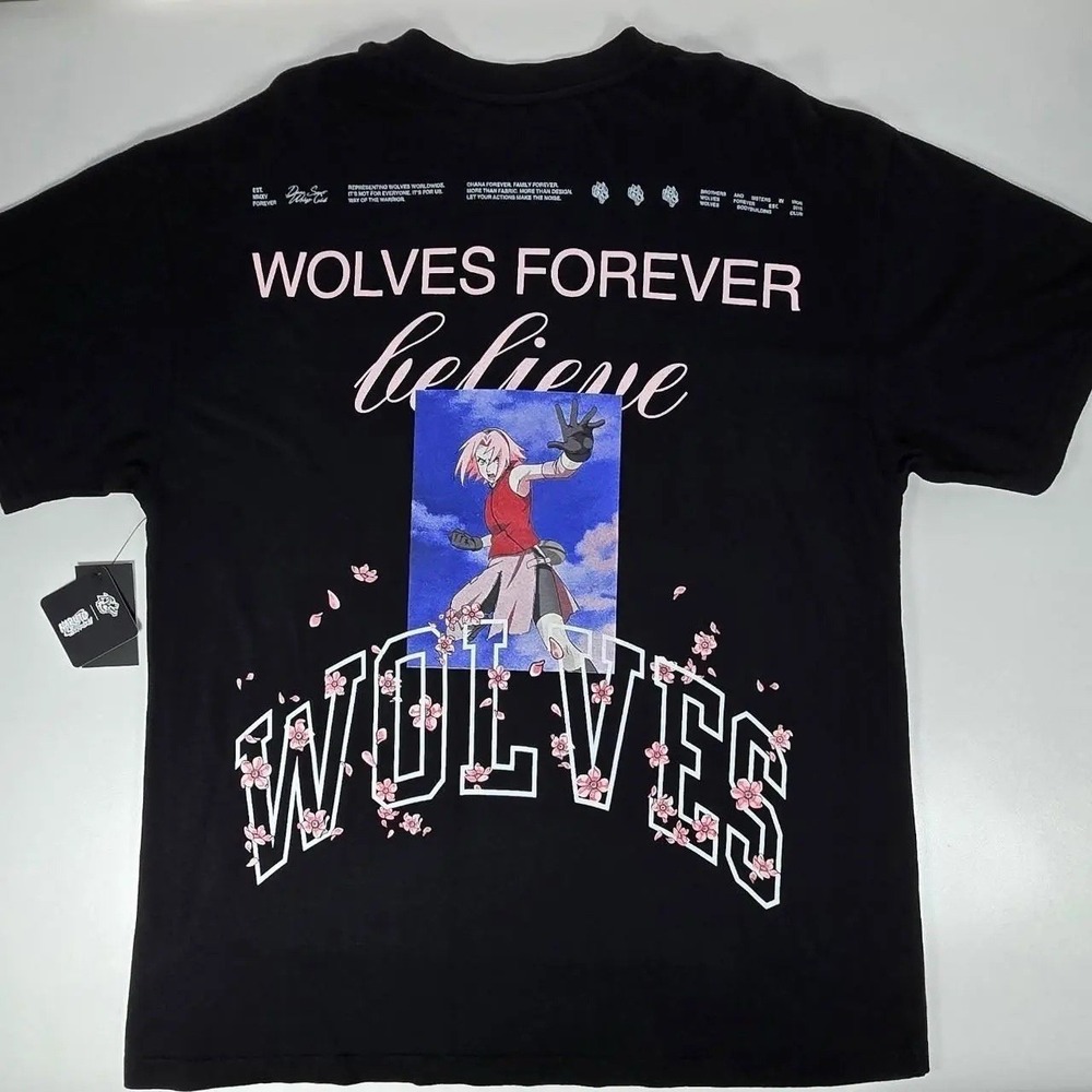 Darc Sport Naruto Sakura Collab Tee Size XL OS